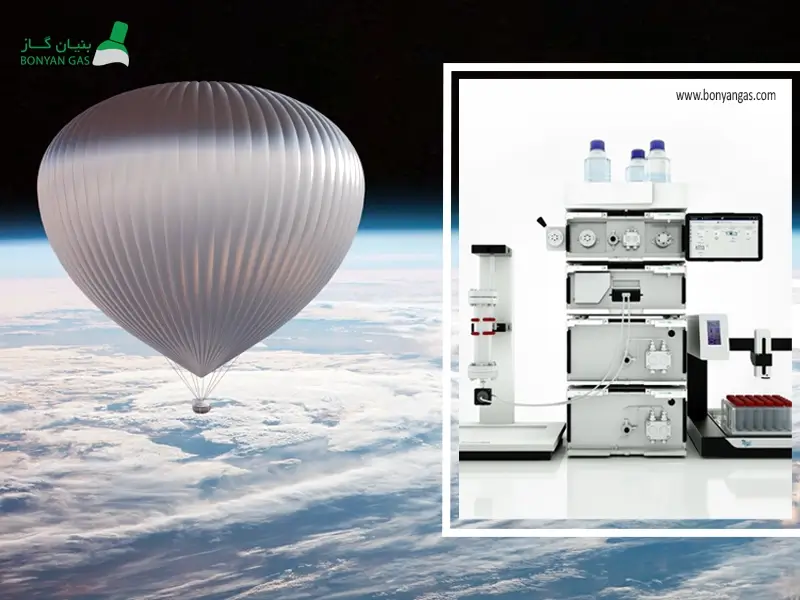 Grade ۵ helium gas