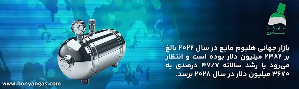 رشد سالانه هلیوم مایع